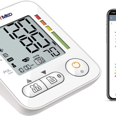 Digital Bluetooth Wireless Blood Pressure Monitor Machine – Upper Arm with Standard Cuff (22-32CM)
