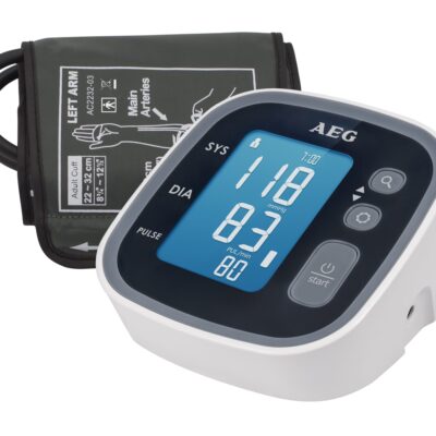 GermanAEG Digital Electronic Backlit Blood Pressure Monitor Upper Arm Dual User with 22-32CM Standard Cuff