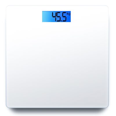 Electronic Digital Glass Bathroom Scale Scales 180KG – White