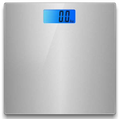 Electronic Digital Glass Bathroom Scale Scales 180KG – Silver