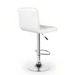 Myra Adjustable Barstool - Black / White