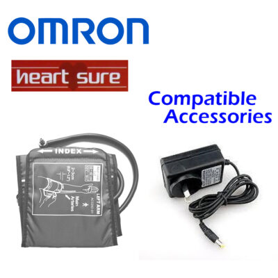 Omron Blood Pressure Monitor regular large cuff AC Power Adapter