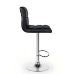 Myra Adjustable Barstool - Black / White