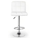 Myra Adjustable Barstool - Black / White