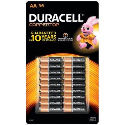 Duracell Duralock AA36 Alkaline Batteries with AU Retail Package